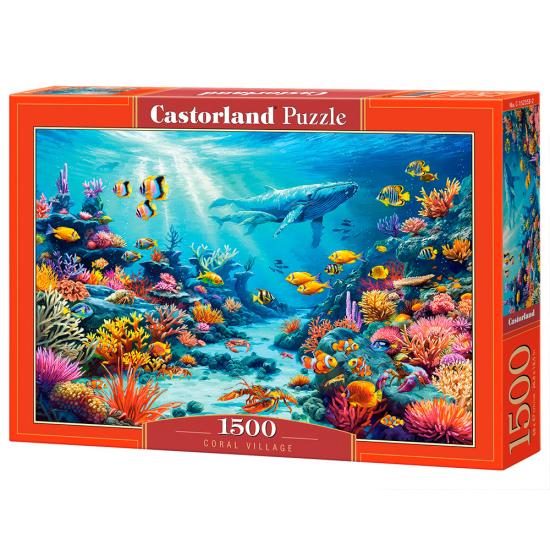 Puzzle Castorland Aldeia de Coral de 1500 Peças