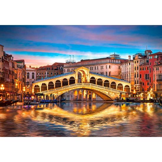 Puzzle Castorland Ponte Rialto à Noite de 1000 peças