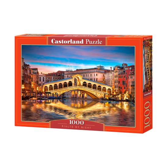 Puzzle Castorland Ponte Rialto à Noite de 1000 peças