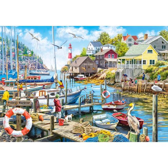 Puzzle Castorland Porto Pelicano de 1500 Peças