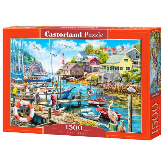 Puzzle Castorland Porto Pelicano de 1500 Peças