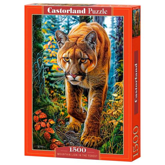 Puzzle Castorland Puma na floresta 1500 peças