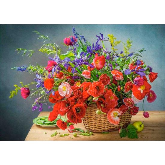 Puzzle Castorland Buquê com papoulas de 500 peças Puzzle Castorland Buquê com papoulas de 500 peças