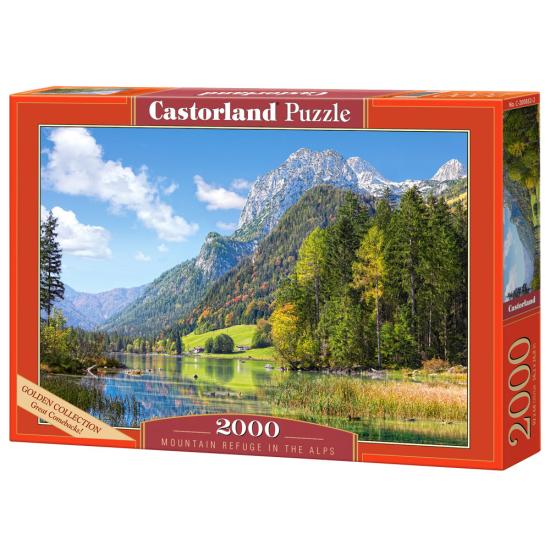 Puzzle Castorland Refúgio de Montanha nos Alpes 2000 Peças