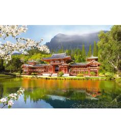 Puzzle Castorland Réplica do antigo Templo Byodoin de 1000 Peça