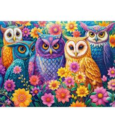 Puzzle Castorland Encontro Da Coruja Das Flores 3000 peças
