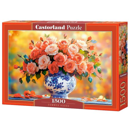 Puzzle Castorland Rosas De Verão de 1500 Pçs