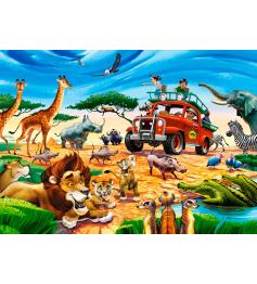 Puzzle Castorland Safári de Aventura de 180 Pçs