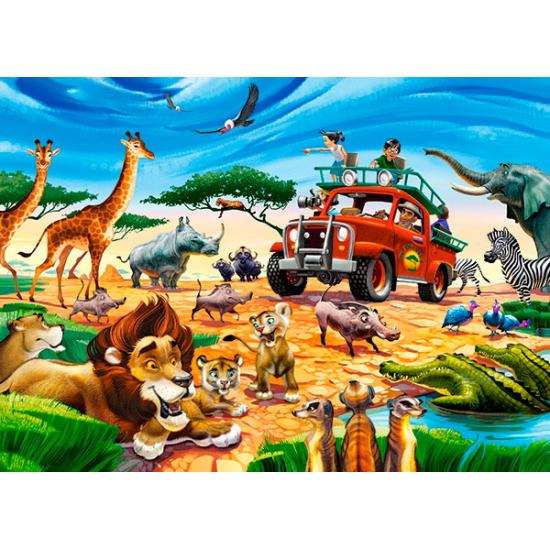 Puzzle Castorland Safári de Aventura de 180 Pçs Puzzle Castorland Safári de Aventura de 180 Pçs