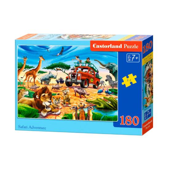 Puzzle Castorland Safári de Aventura de 180 Pçs Puzzle Castorland Safári de Aventura de 180 Pçs