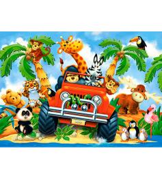 Puzzle Castorland Safari Louco de 60 peças