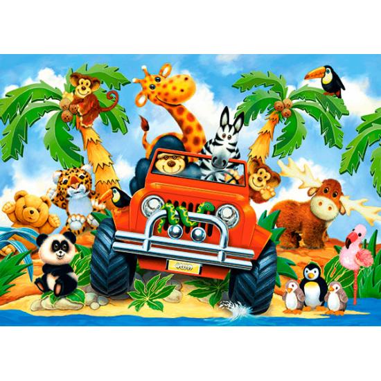 Puzzle Castorland Safari Louco de 60 peças