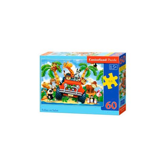 Puzzle Castorland Safari Louco de 60 peças