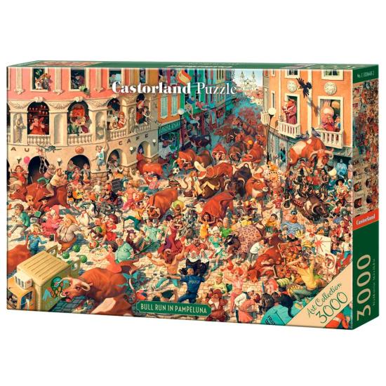 Puzzle Castorland São Firmino em Pamplona 3000 Pçs