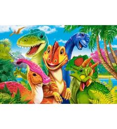 Puzzle Castorland Selfie de Dinossauros XXL de 40 Peças