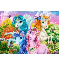 Puzzle Castorland Selfie fofa de unicórnio 70 Peças