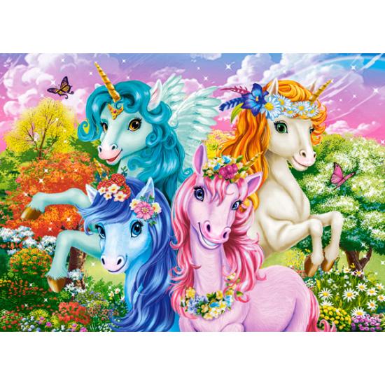 Puzzle Castorland Selfie fofa de unicórnio 70 Peças