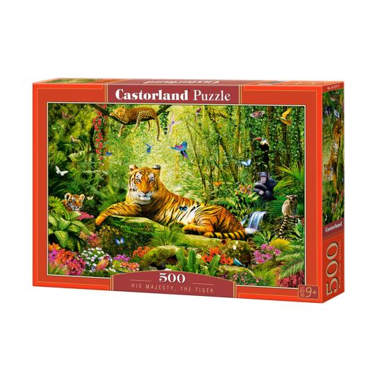 Puzzle Castorland Sua Majestade, O Tigre de 500 peças