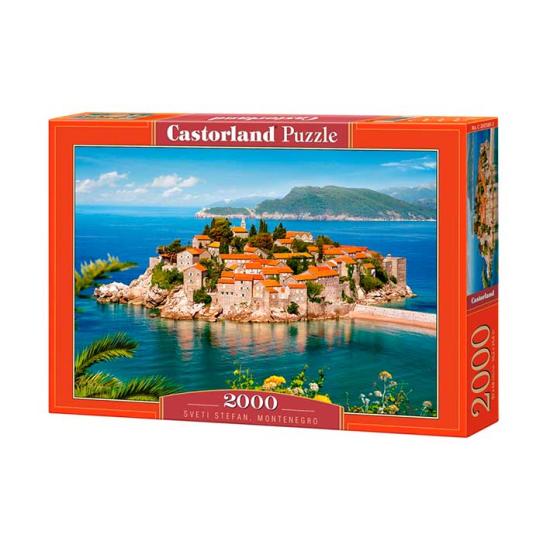 Puzzle Castorland Sveti Stefan, Montenegro 2000 peças