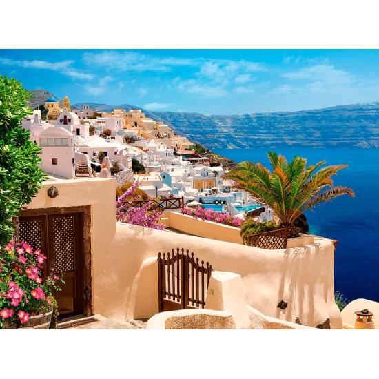 Puzzle Castorland Terrace em Santorini, Grécia 2000 pçs