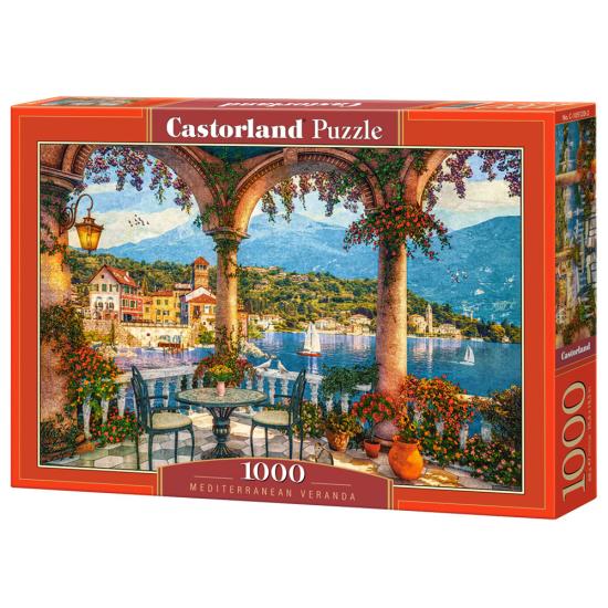Puzzle Castorland Varanda Mediterrânea de 1000 peças