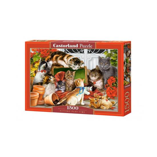 Puzzle Castorland Brincadeira do Gatinho de 1500 Pçs