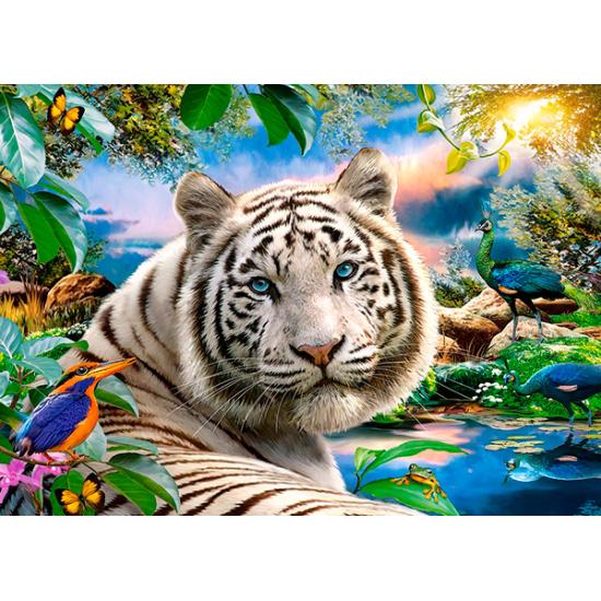 Puzzle Castorland Tigre no Crepúsculo 180 peças