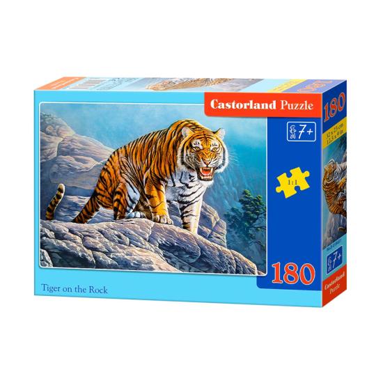 Puzzle Castorland Tigre nas Rochas de 180 peças