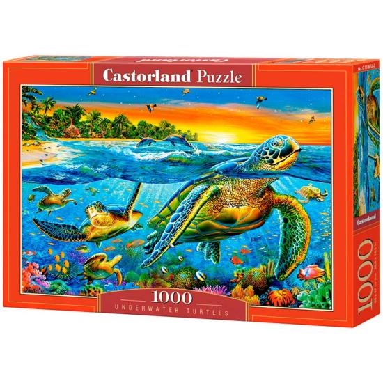 Puzzle Castorland Tartarugas Aquáticas 1000 Peças