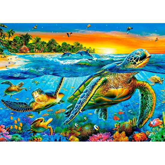 Puzzle Castorland Tartarugas Subaquáticas 180 Peças