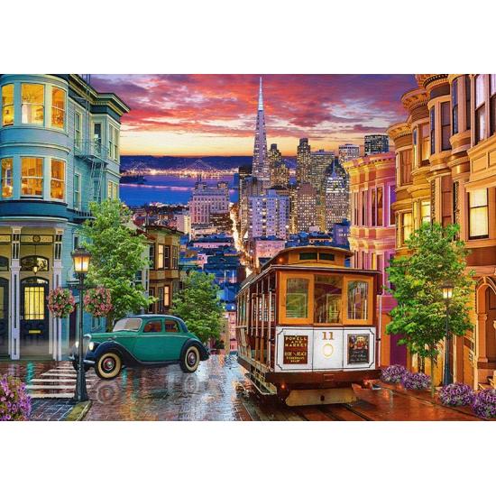 Puzzle Castorland Bonde San Francisco de 500 peças Puzzle Castorland Bonde San Francisco de 500 peças