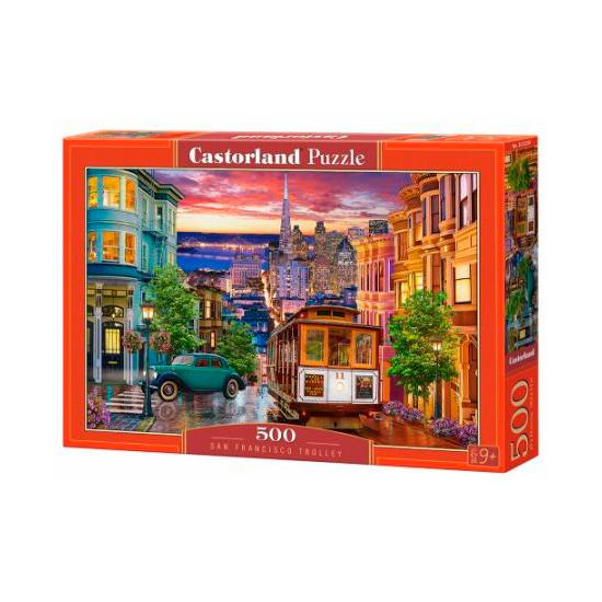 Puzzle Castorland Bonde San Francisco de 500 peças Puzzle Castorland Bonde San Francisco de 500 peças