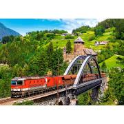 Puzzle Castorland Trem na Ponte de 500 Pieces