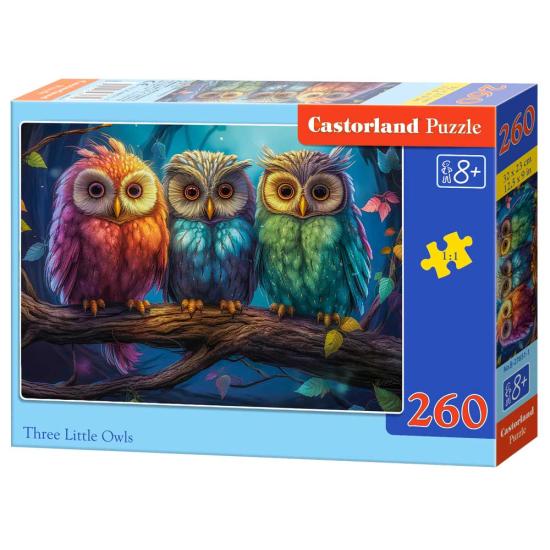 Puzzle Castorland Três Corujinhas de 260 peças