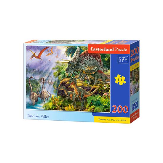 Puzzle Castorland Vale dos Dinossauros 200 peças