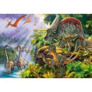 Puzzle Castorland Vale dos Dinossauros 500 peças