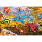 Puzzle Castorland Vale Dos Balões De Ar Quente 1000 Peças