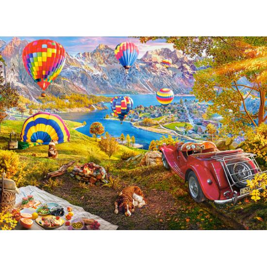 Puzzle Castorland Vale Dos Balões De Ar Quente de 300 Peças
