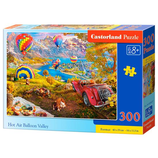 Puzzle Castorland Vale Dos Balões De Ar Quente de 300 Peças