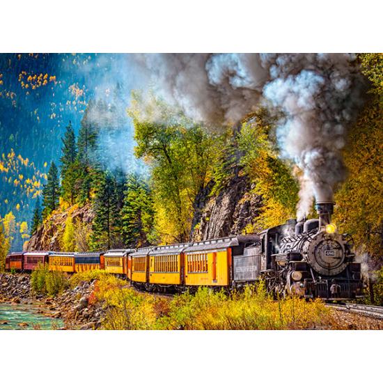 Puzzle Castorland Viagem de Trem a Vapor 300 peças