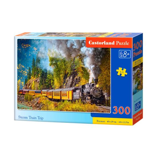 Puzzle Castorland Viagem de Trem a Vapor 300 peças