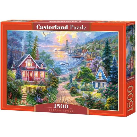 Puzzle Castorland Vida Costeira 1500 peças