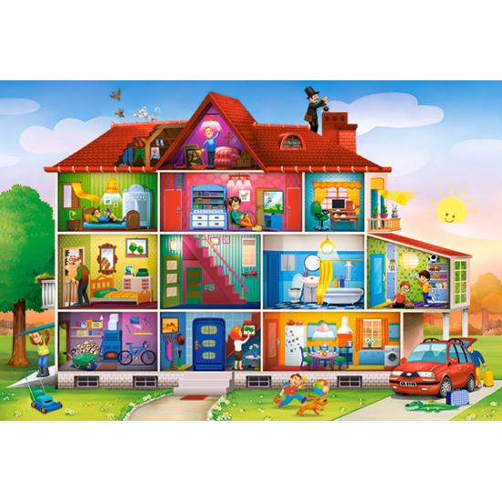 Castorland Puzzle Vida da Casa XXL 40 peças Castorland Puzzle Vida da Casa XXL 40 peças