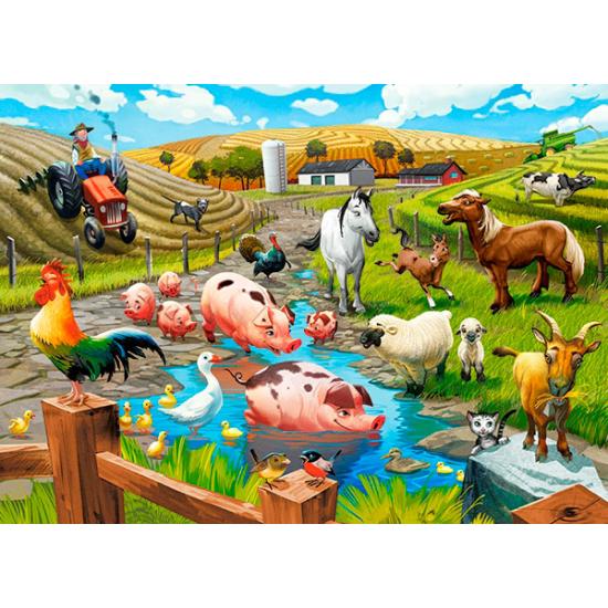 Puzzle Castorland A Vida na Fazenda de 70 peças Puzzle Castorland A Vida na Fazenda de 70 peças
