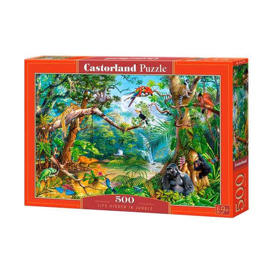 Puzzle Castorland Vida Oculta na Selva 500 Peças