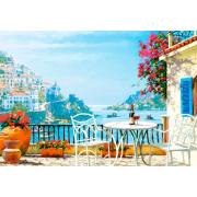 Puzzle Castorland Vinho Mediterrâneo para Dois 1000 Peças
