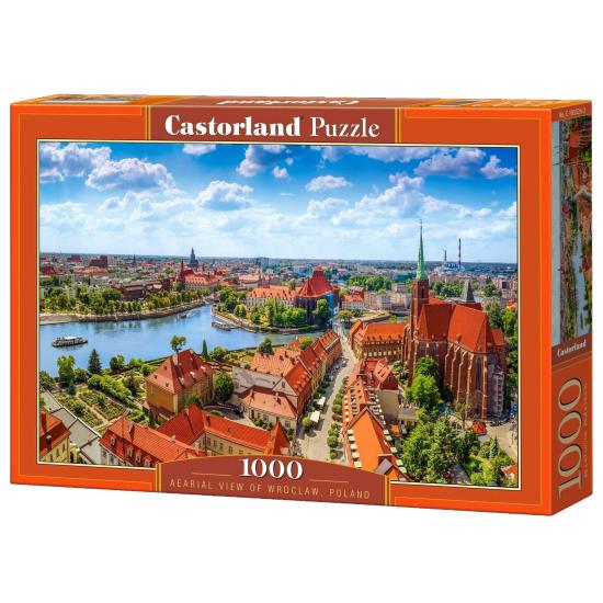 Puzzle Castorland Vista Aérea De Wroclaw, Polônia 1000 Peças