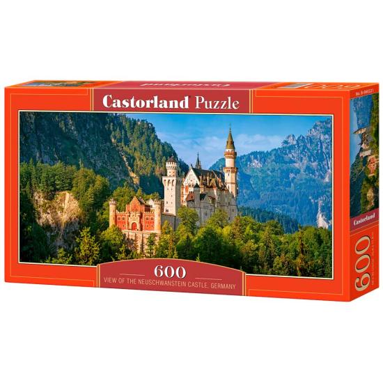 Puzzle Castorland Vista do Castelo de Neuschwanstein 600 Peças