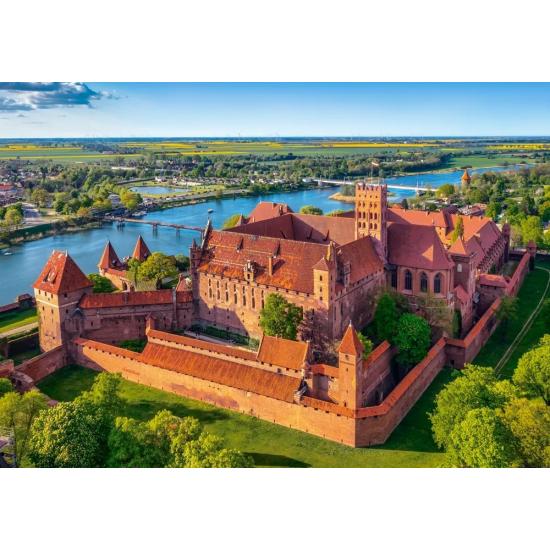 Puzzle Castorland Vista do Castelo de Malbork, Polônia de 500 pe Puzzle Castorland Vista do Castelo de Malbork, Polônia de 500 pe