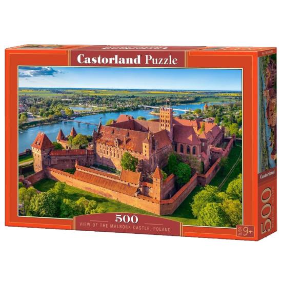 Puzzle Castorland Vista do Castelo de Malbork, Polônia de 500 pe Puzzle Castorland Vista do Castelo de Malbork, Polônia de 500 pe